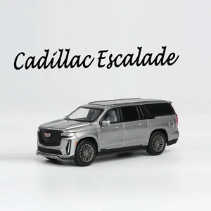 Masdi 1:64 Silver Escalade Full Size SUV modello sportivo pressofuso auto da collezione nuovo - Foto 1 di 12