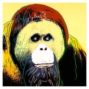 Orangutan by Andy Warhol 54cm x 54cm High Quality Art Print - Picture 1 of 1