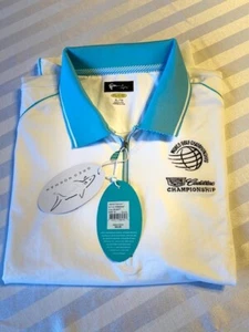 NWT * WGC Cadillac Golf Classic Greg Norman Ladies Polo Shirt Sz XL Reg $69 - Picture 1 of 11