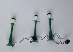 Vintage HO Größe Straßenlaternen für Modelleisenbahn 3er Set - Bild 1 von 4