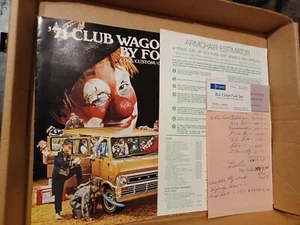 1971 FORD "CLUB WAGONS" Van Truck Dealer Showroom Sales Brochure  sales estimate - Picture 1 of 3