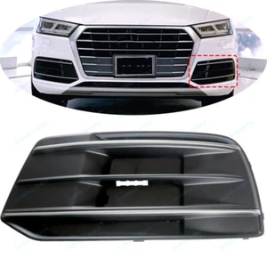 Front Bumper Side Grille W/Baffle Bezel Cover Trim l For Audi Q5 2018-2019,Left - Foto 1 di 8