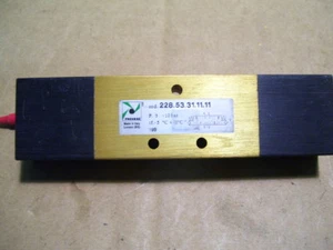 NEU PNEUMAX 228.53.31.11.11 5/3 HANDVENTIL KÖRPER STEUERVENTIL 1/8"NPT P2098 - Bild 1 von 5