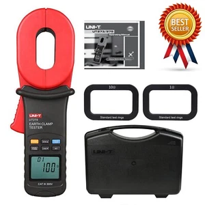 UNI-T UT275 Auto Earth Ground Resistance Clamp Meter 2.2" LCD Range 0.01~ 100✦Kd - Picture 1 of 8