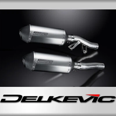 Kawasaki Concours ZG1000 1986-06 Slip On 10" X-Oval Titanium Exhaust Muffler Kit - Image 1 of 4