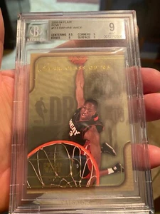 ~GOLD /100 FLAIR FLEER 2003 ROOKIE BGS 9 DWYANE WADE ROW 1 RARE AWESOME HOT! - Picture 1 of 4