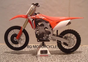 1:12 2019 HONDA CRF450R CRF 450 R MOTOCROSS MOTO X FANTASTICO MODELLO GIOCATTOLO DI QUALITÀ - Foto 1 di 10