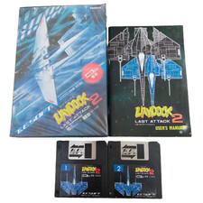 MSX2+ Laydock2 Last Attack Video Games Panasoft 3.5inch 2DD w/Case Japan Used