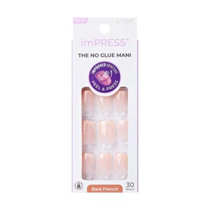 Kiss Impress Nails Bare French Nails Heroic - Picture 1 of 1