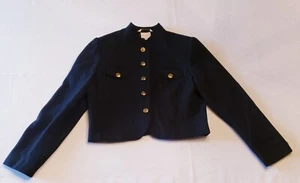 Moda International Damen schwarz spitzes Revers Langarm gefütterter Blazer Größe 10 - Bild 1 von 7