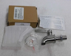 Beverage Dispenser Replacement Spigot NEW Stainless Steel Water Dispenser Foily - Picture 1 of 2