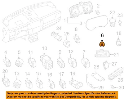 Used Ignition Switch fits: 2015 Nissan Pathfinder  Grade A - Image 1 of 4