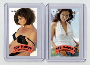 Sandra Bullock rare MH Top Flavor #'d x/3 Tobacco card no. 641