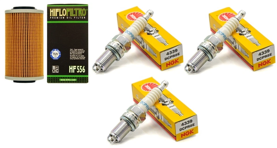 Filtro de aceite y bujías Sea-Doo PWC 4 tec GTI GTS GTR GTX SC RXP RXT RXPX RXTX Foto 1 de 1