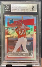 2020 Donruss Rookie Card #51 Randy Arozarena 084/500 Rays 