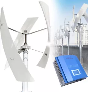 2000W 3Phasen Vertikaler Windkraftanlage Windgenerator Windrad,Hybrid Laderegler - Bild 1 von 22