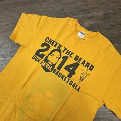 Camisa Adidas Arizona State Sun Devils Para Hombre Mediana Dorada NCAA #13 James Harden Foto 1 de 4