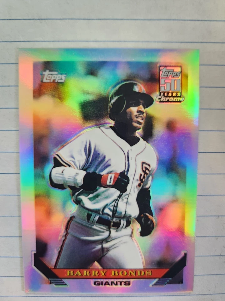 Barry Bonds 2001 Topps chrome traded retrofractors - Image 1 of 2