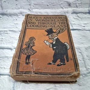 Alice in Wonderland & Through the Looking-Glass Lewis Carroll Grosset & Dunlap - Picture 1 of 16