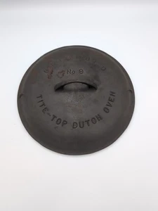 GRISWOLD No 9 TITE TOP DUTCH OVEN LID 2552A ERIE CAST IRON - Picture 1 of 7