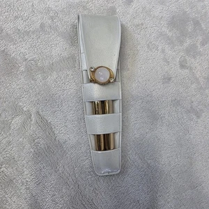 Set penna e matita meccanica Vinatage Mascotte tono oro in perla manica bianca - Foto 1 di 9