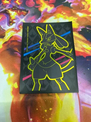 (x1) 2023 Crown Zenith Lucario Individual Card Sleeve Pokemon Ultra Pro Sleeves - Image 1 of 3