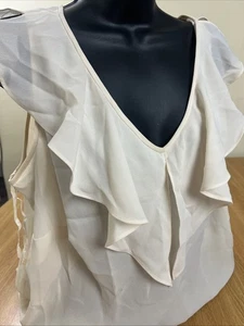 Kasper Damen Shirt 16w Petite hellbeige Tank Bluse ärmellos Karriere - Bild 1 von 9