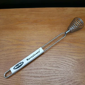 VTG MoorMan’s Nursetrate Advertising Wire Whisk Farm Feed Promo Kitchen Utensil - Picture 1 of 5