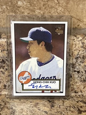 HONG-CHIH KUO 2006 TOPPS 52 ROOKIE AUTOGRAPH AUTO! RC! LOS ANGELES DODGERS! - Image 1 of 3
