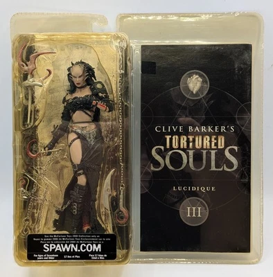 McFarlane Toys Clive Barker's Tortured Souls LUCIDIQUE Figure 2001 NEW - Image 1 of 4
