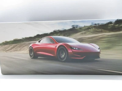 1/18 Tesla Roadster Tesla Roadster Dealer Special Order Miniature Car Red - Image 1 of 4