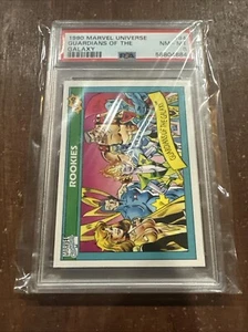 1990 Marvel Universe Guardians Of the Galaxy Card #84 PSA 8 - Picture 1 of 2