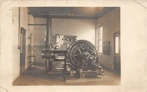 H94/ Occupational RPPC Postcard c1910 Interior Power House Machine 170 - Picture 1 of 4