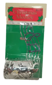 Silberfolie Musik Band oder Girlande 25 Fuß Neu - Bild 1 von 6