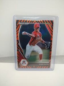 2021 Panini Prizm Draft Picks Tiger Stripe Prizm /99 Kobe Kato #PDP217