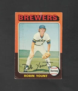 1975 Topps Robin Yount RC #223 ~ Milwaukee Brewers HOF - Picture 1 of 2