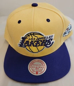 Lakers Hat LA Mitchell & Ness Cap Los Angeles The Champs 2009 Finals Snapback US - Picture 1 of 10