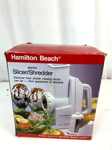 Trituratore affettatrice Hamilton Beach modello 259 NUOVO SCATOLA APERTA - Foto 1 di 5