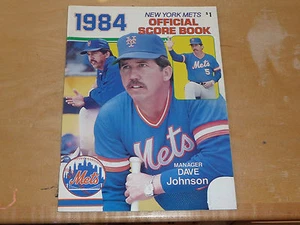 1984 NEW YORK METS BASEBALL PROGRAM VS PHILLIES STRAWBERRY HOME RUN EX-MINT - Picture 1 of 1