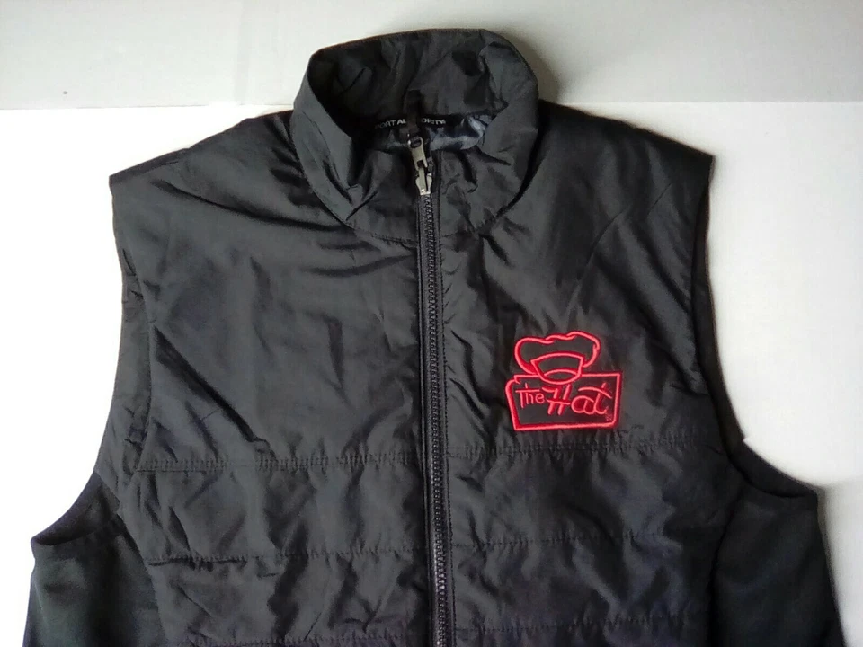 Port Authority "The Hat" Restaurant full zip vest Small - Image 1 of 4