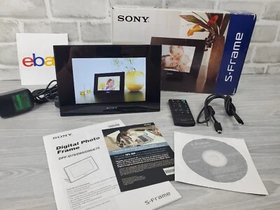 Sony DPF-D75 7" Color Digital LCD Photo Frame 800x400 Pixels 16:10 Aspect Ratio - Image 1 of 4