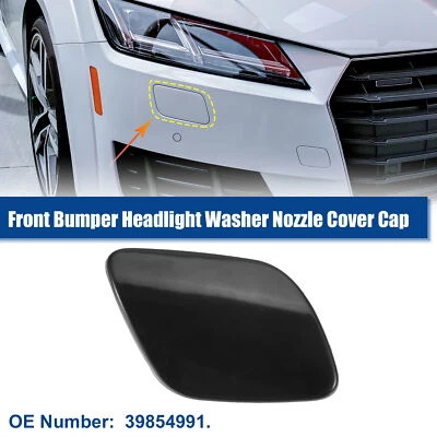 前右车头灯洗衣机喷嘴盖适用于沃尔沃 XC60 2010 - 2013 黑色 — 第 1/4 张图片