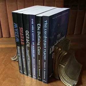 SIGNED Randy C. Dockens Collection, 6 Christian Sci-fi Book Lot - Picture 1 of 15