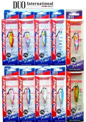 DUO DRAG METAL CAST JIG 15gr. Küste Jigging,JIG,Salzwasser Fischköder,Hard Bait - Bild 1 von 4