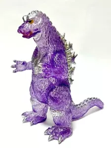 GIGABRAIN CLEAR PURPL wGLITTER GODZILLA 1964 TRNSLUCNT SUPRFEST XCLSV USA SELLR - Picture 1 of 11