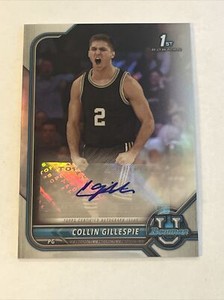 2021-22 Collin Gillespie Bowman University Chrome ROOKIE AUTO BPA-CG Villanova