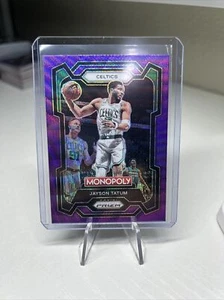Jayson Tatum 2023-24 Prizm Monopoly Purple Wave Prizm Boston Celtics - Picture 1 of 1