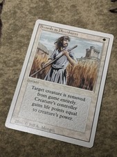 Swords to Plowshares - Revised -  LP - Magic - MTG