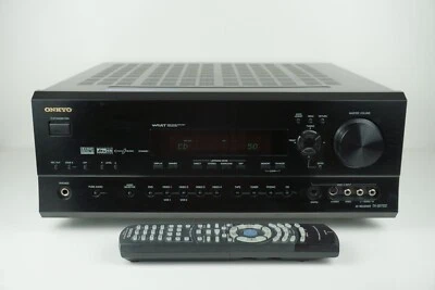 Onkyo TX-SR700(B) AV Receiver / Amplifier-Tuner AV w/ Remote Bundle - Tested - Image 1 of 4