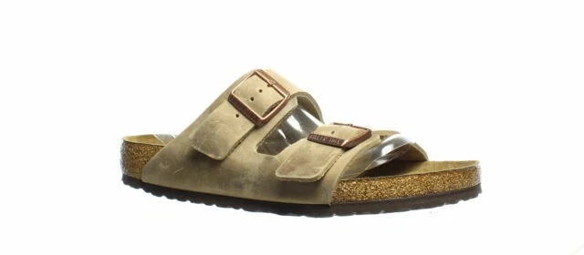 Birkenstock Arizona Sandal for Unisex, Size 10 - Tobacco Brown